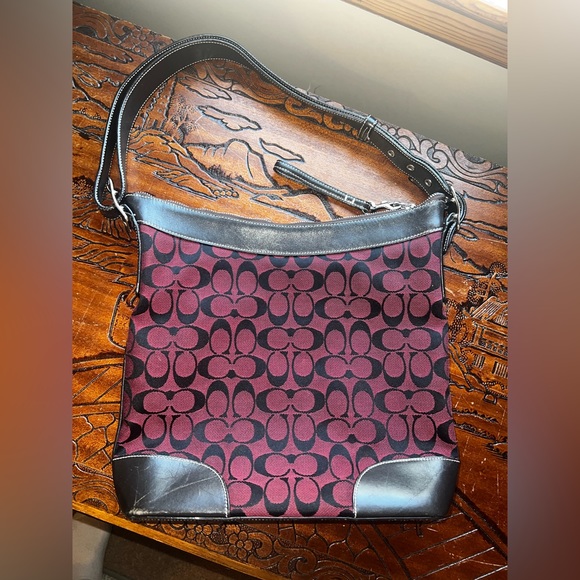 Coach Vintage Canvas HoBo Shoulder Bag ❤️ - Picture 3 of 17